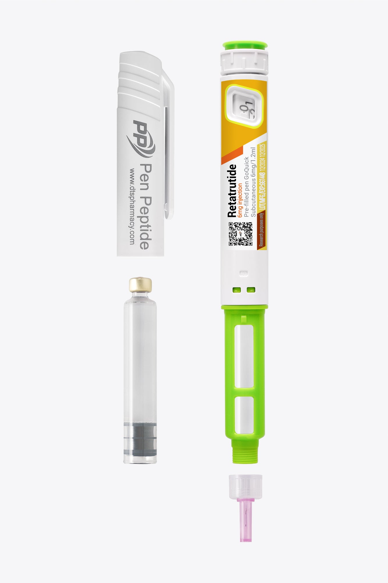 Wstrzykiwacz Retatrutide 6mg & 12mg | Gotowa Mieszanka